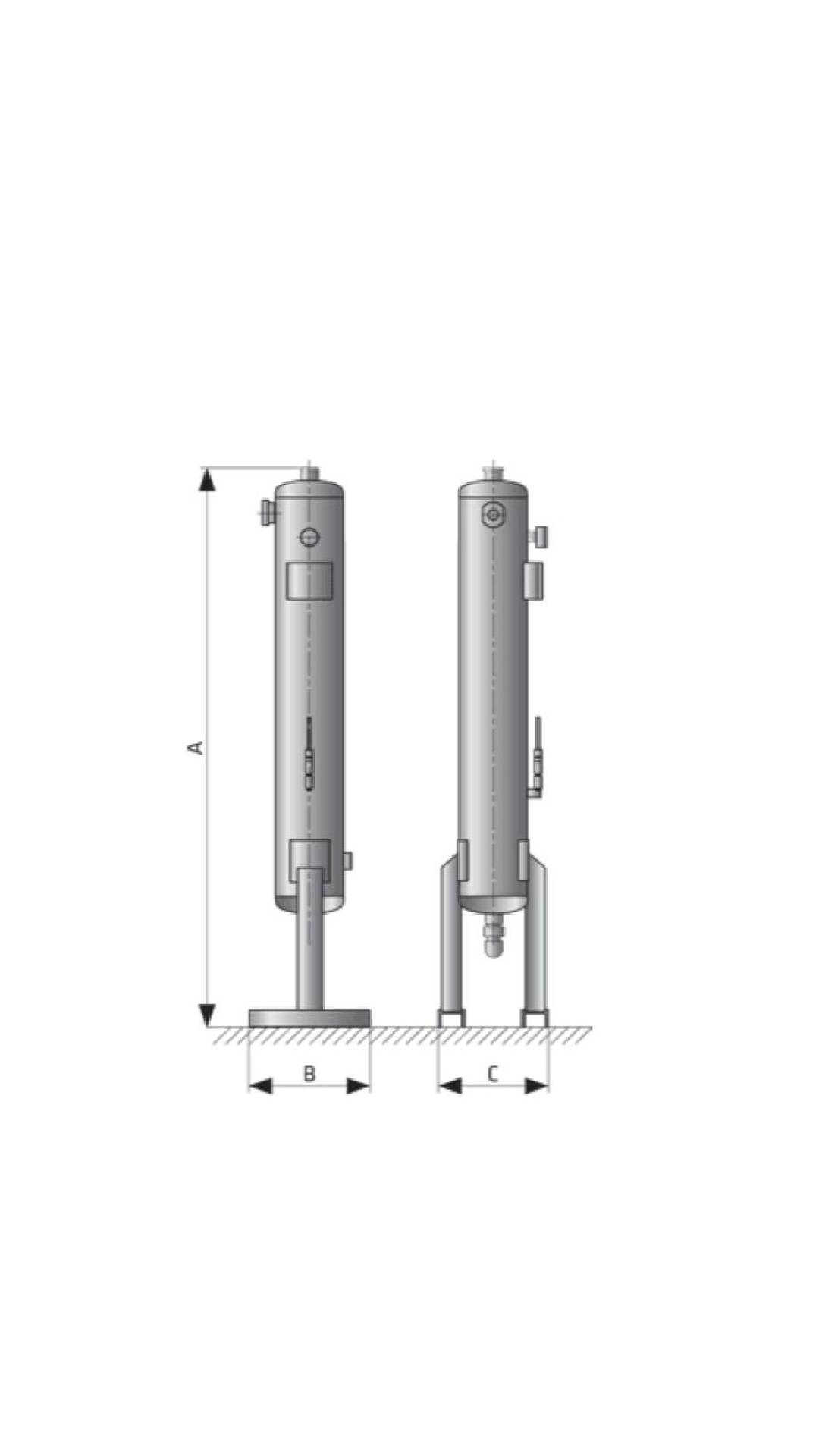 Колонна с активированным углем (фильтр) TAC 1200 F