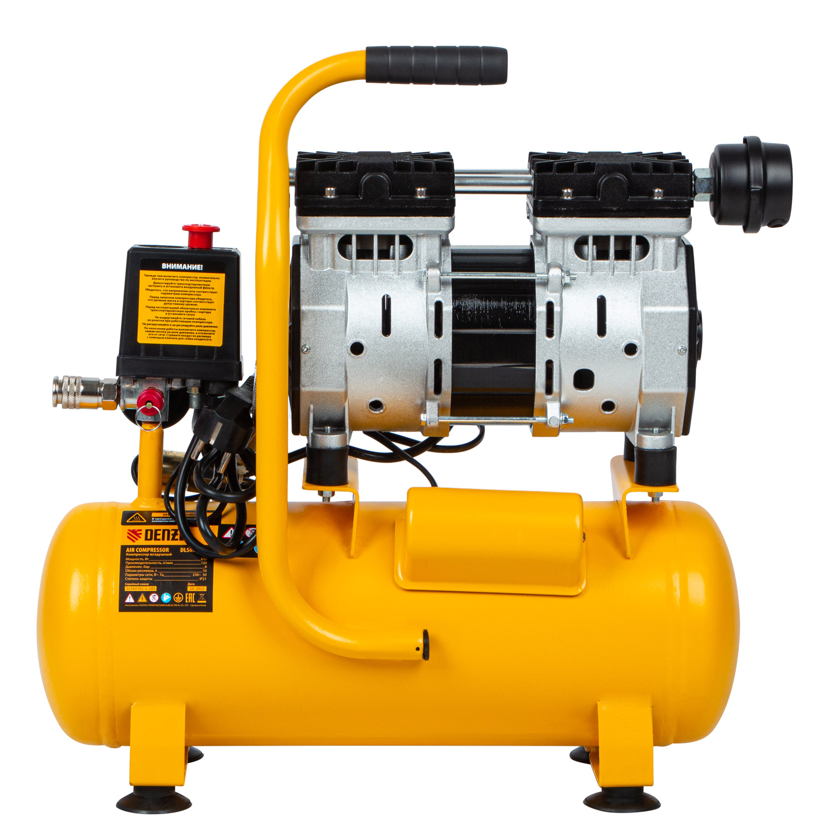 Поршневой компрессор DENZEL DLS650/10