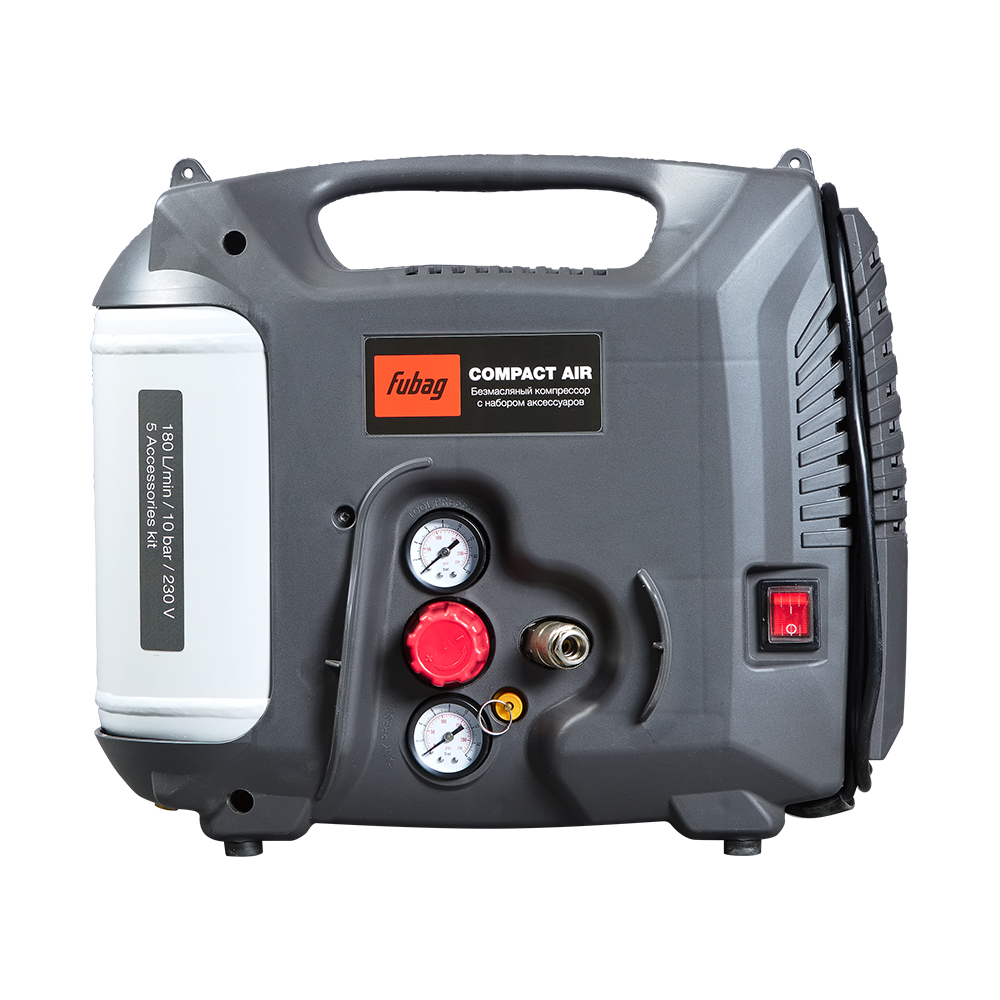 Поршневой компрессор Fubag Compact Air + 5 предметов