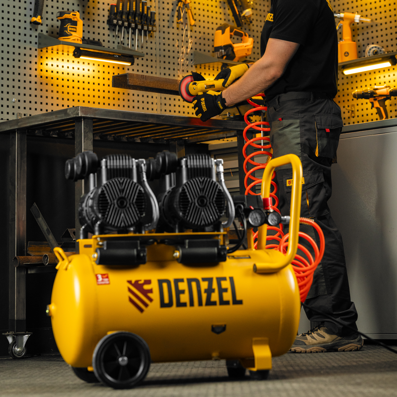 Поршневой компрессор DENZEL DLP -3000/50