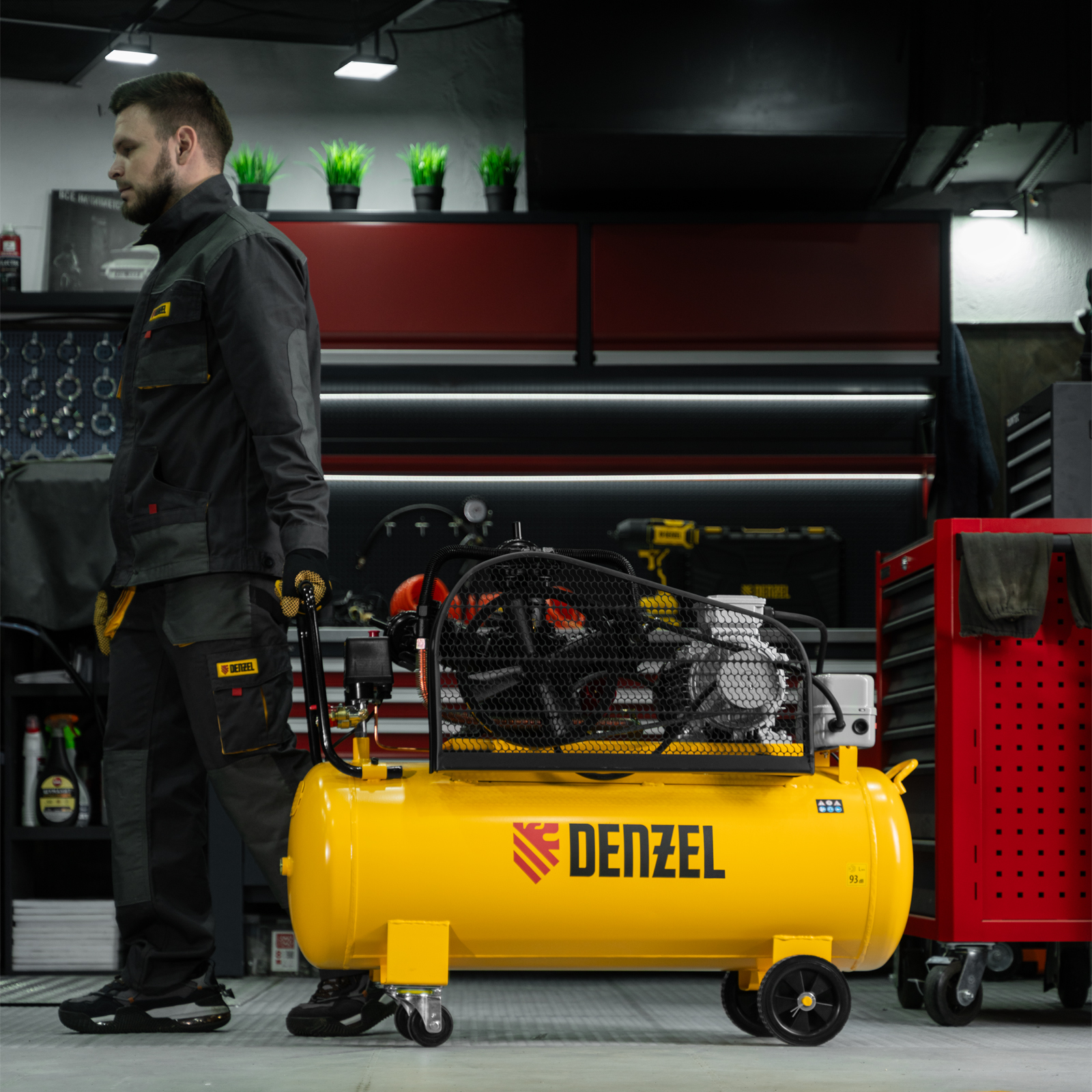 Поршневой компрессор DENZEL BCW3000-T/100