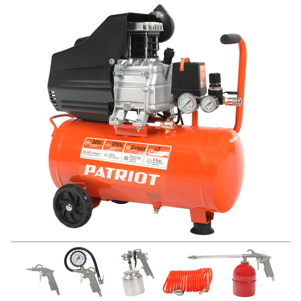Поршневой компрессор PATRIOT EURO 24-240 K