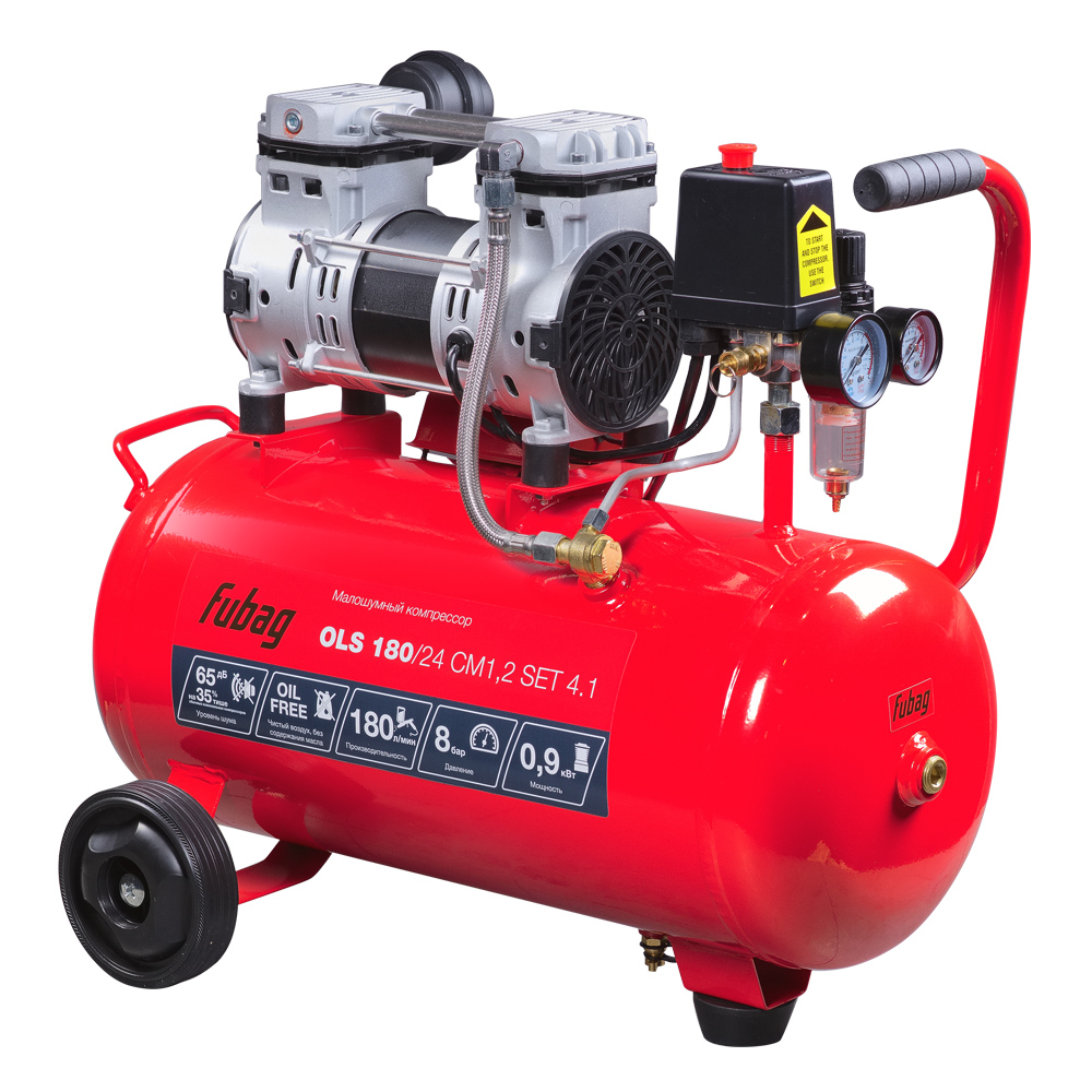 Поршневой компрессор Fubag OLS 180/24 CM1.2 SET 4.1