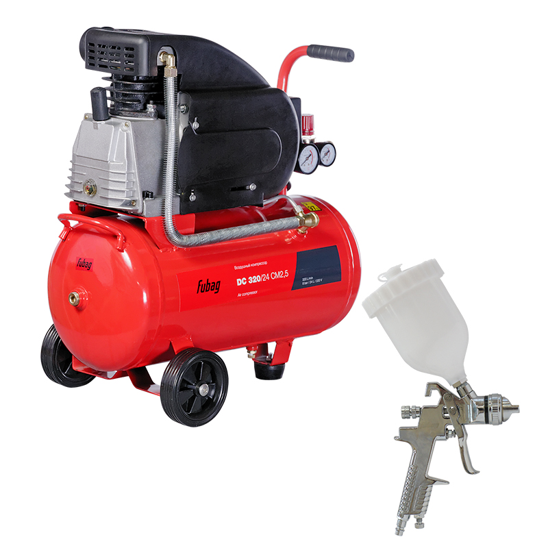Поршневой компрессор Fubag DC 320/24 CM2.5