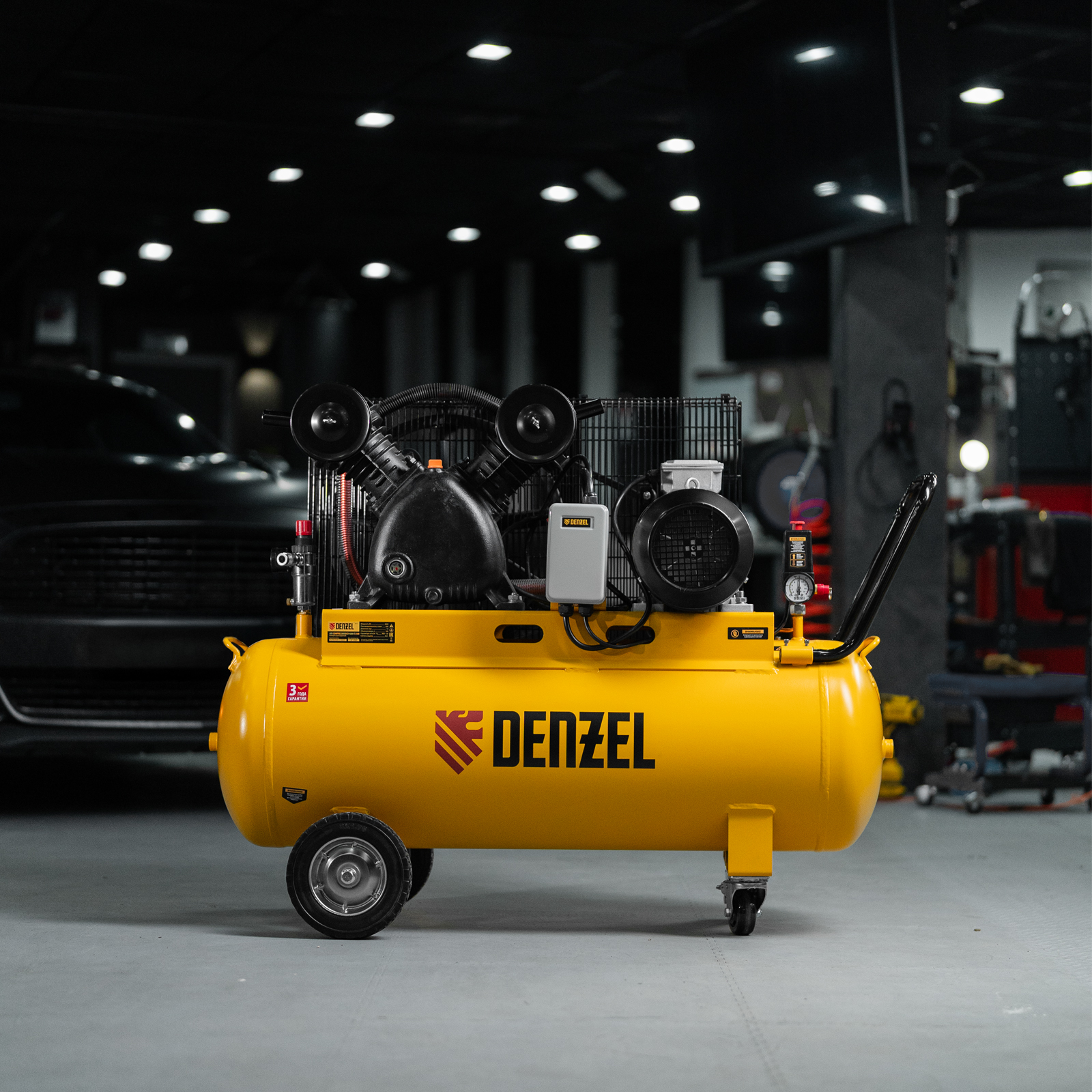 Поршневой компрессор DENZEL BCV 4000-T/100