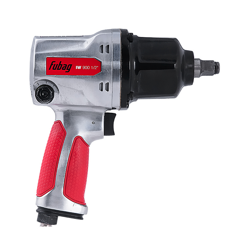 Пневмогайковерт Fubag IW900 1/2" (880Нм_6.3бар_1/2") + набор головок_кейс