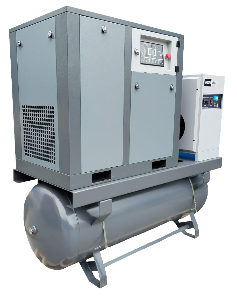 Винтовой компрессор Ironmac IC 7,5/8 C VSD DF 500L (IP23)