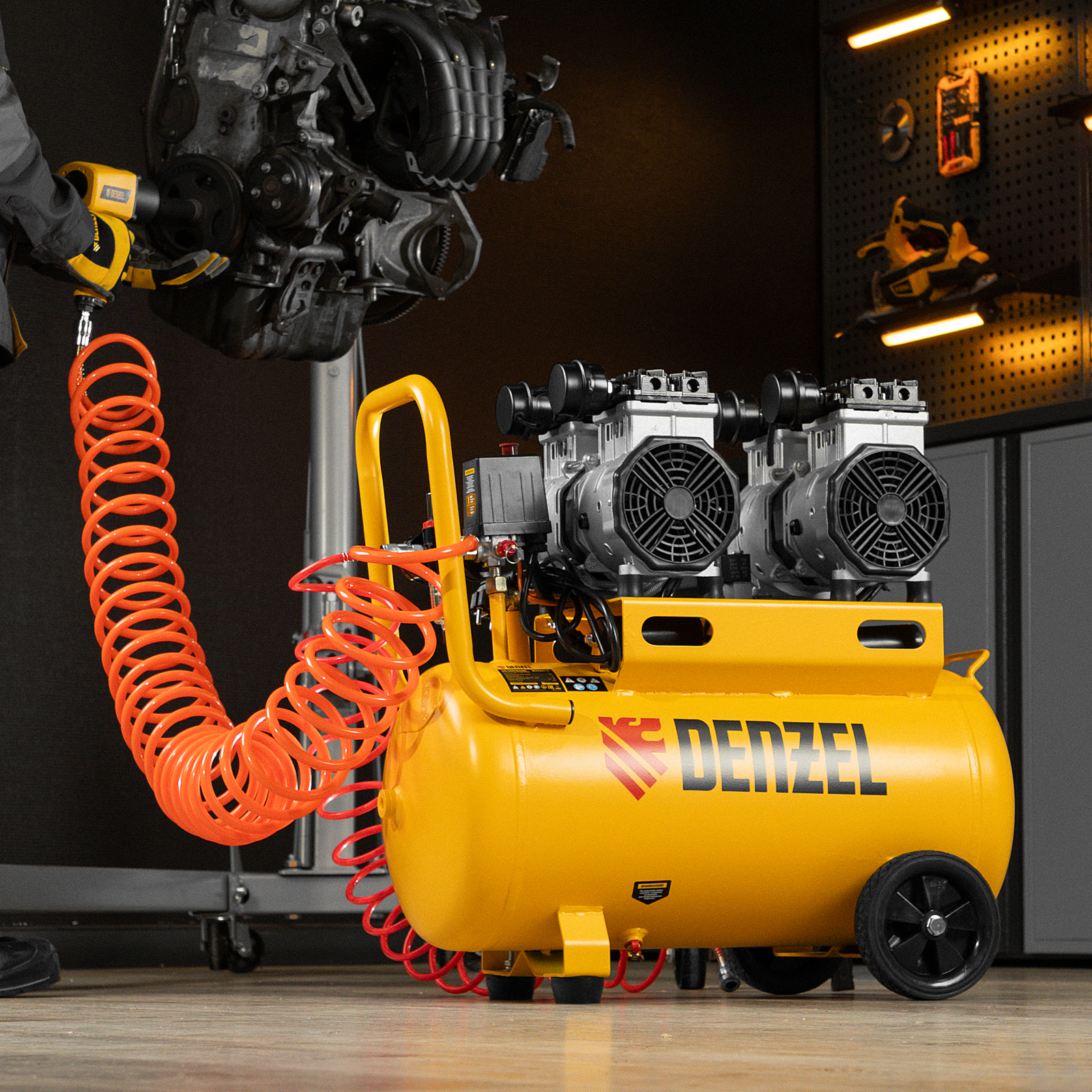 Поршневой компрессор DENZEL DLS 2200/50