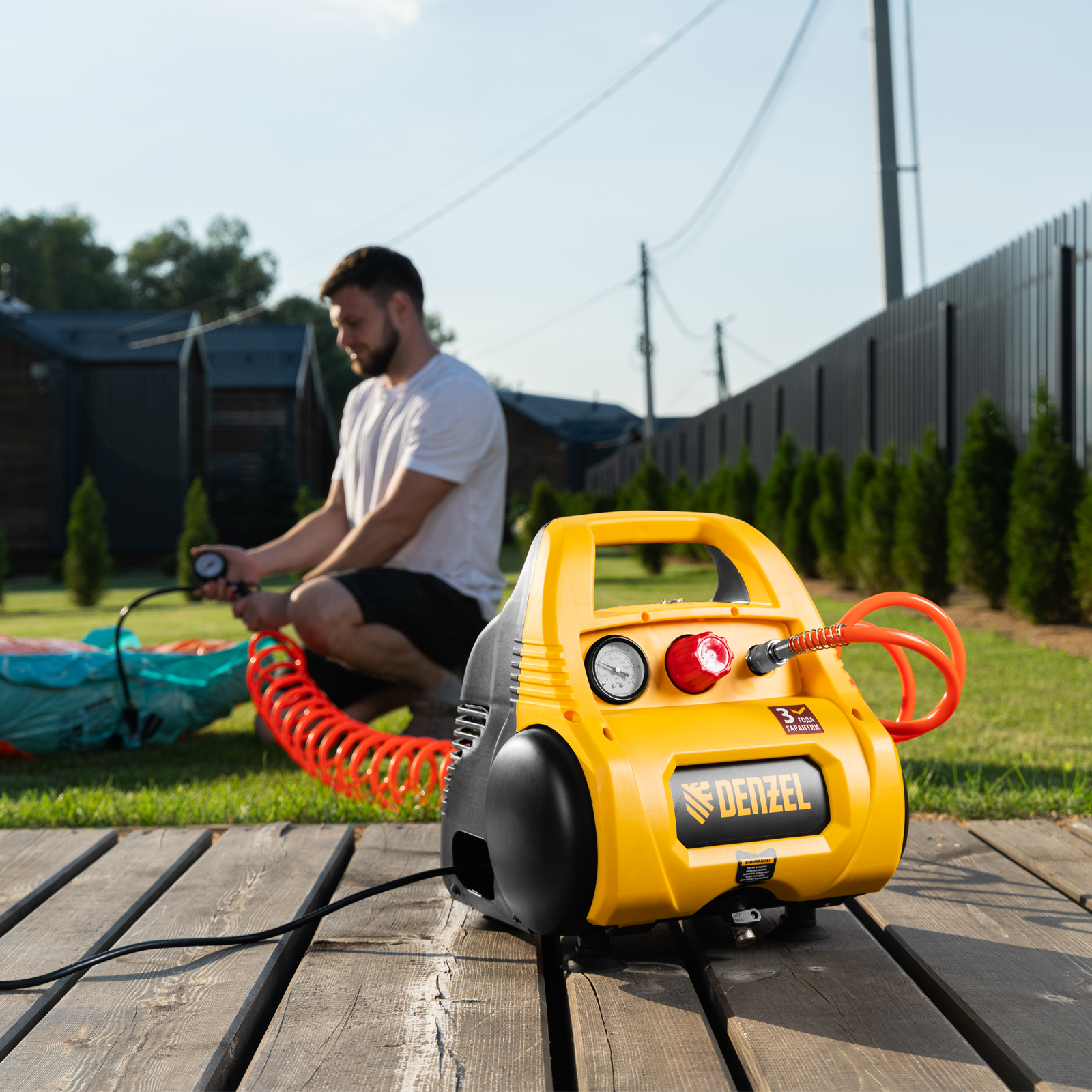 Поршневой компрессор DENZEL РС 1/6-180