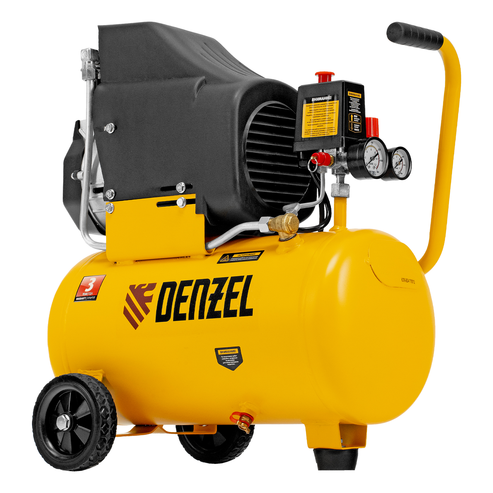 Поршневой компрессор DENZEL DLC1300/24