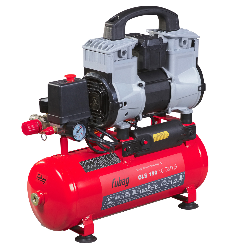 Поршневой компрессор Fubag OLS 190/10 CM1.6