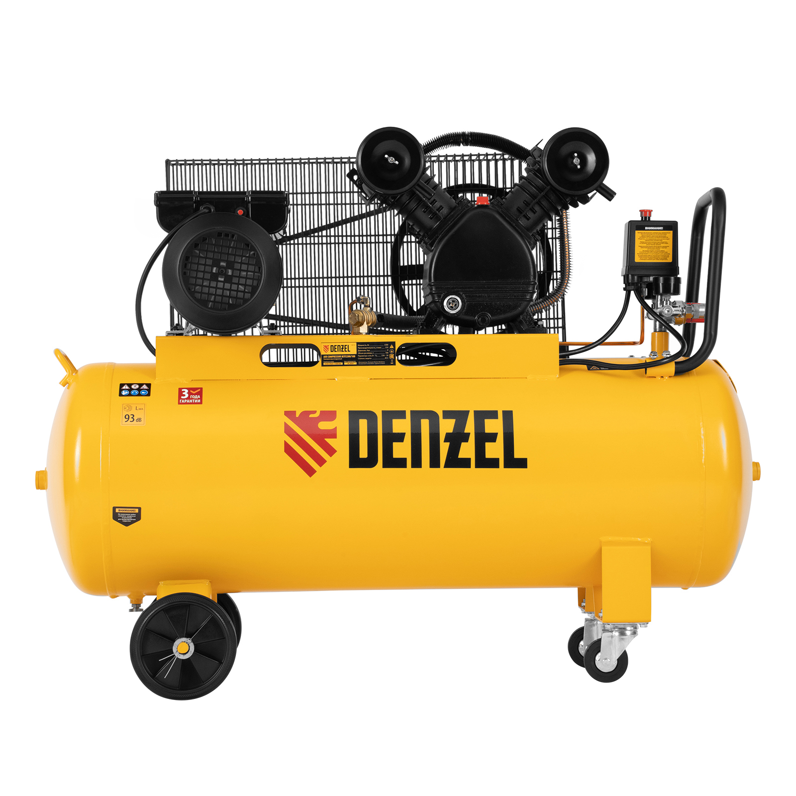 Поршневой компрессор DENZEL BCV2200/100