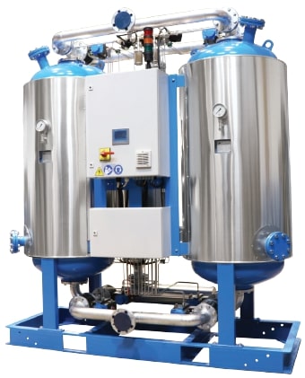 Осушитель адсорбционный горячецикловой RED-R 12000 BVA с точкой росы -40C