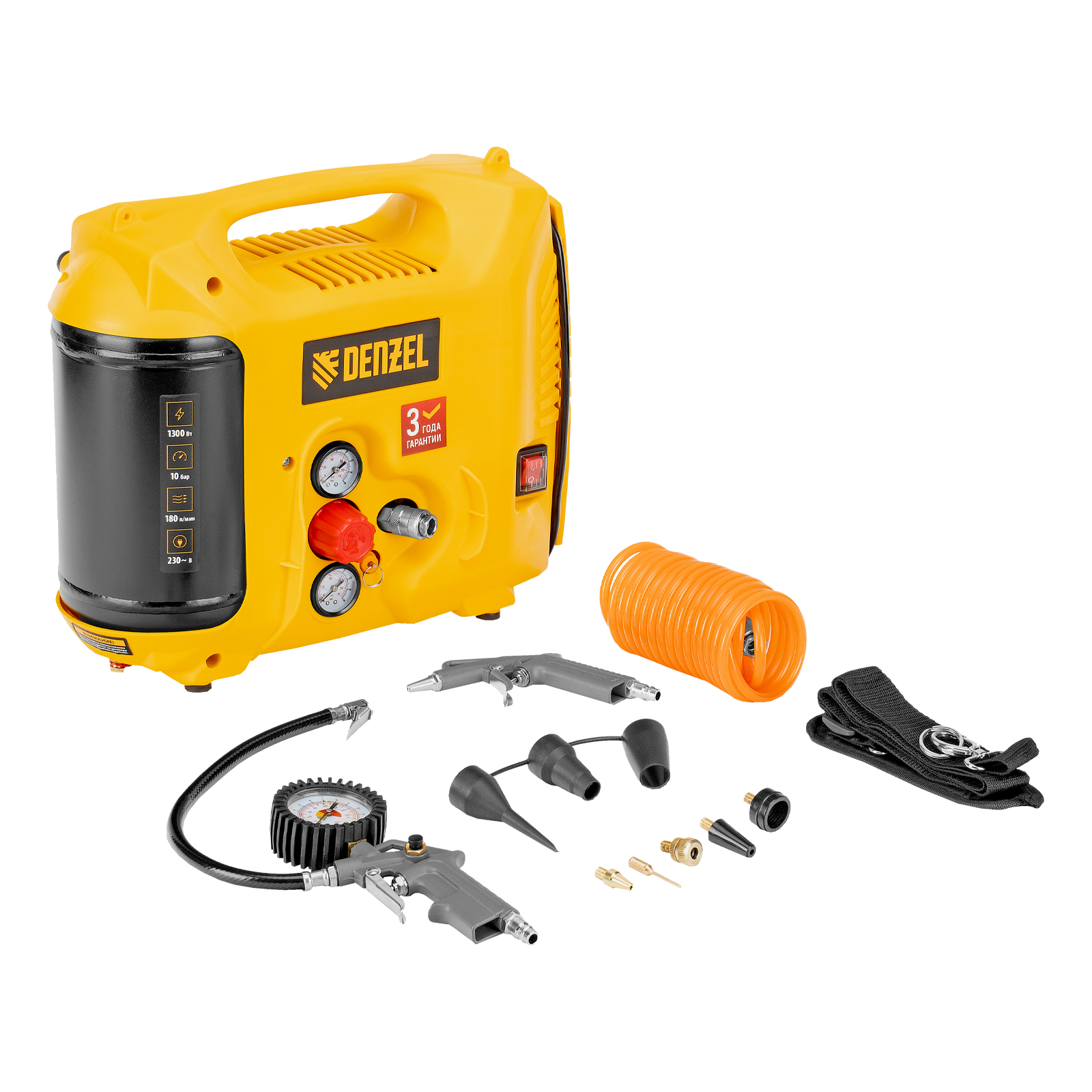 Поршневой компрессор DENZEL DL1300