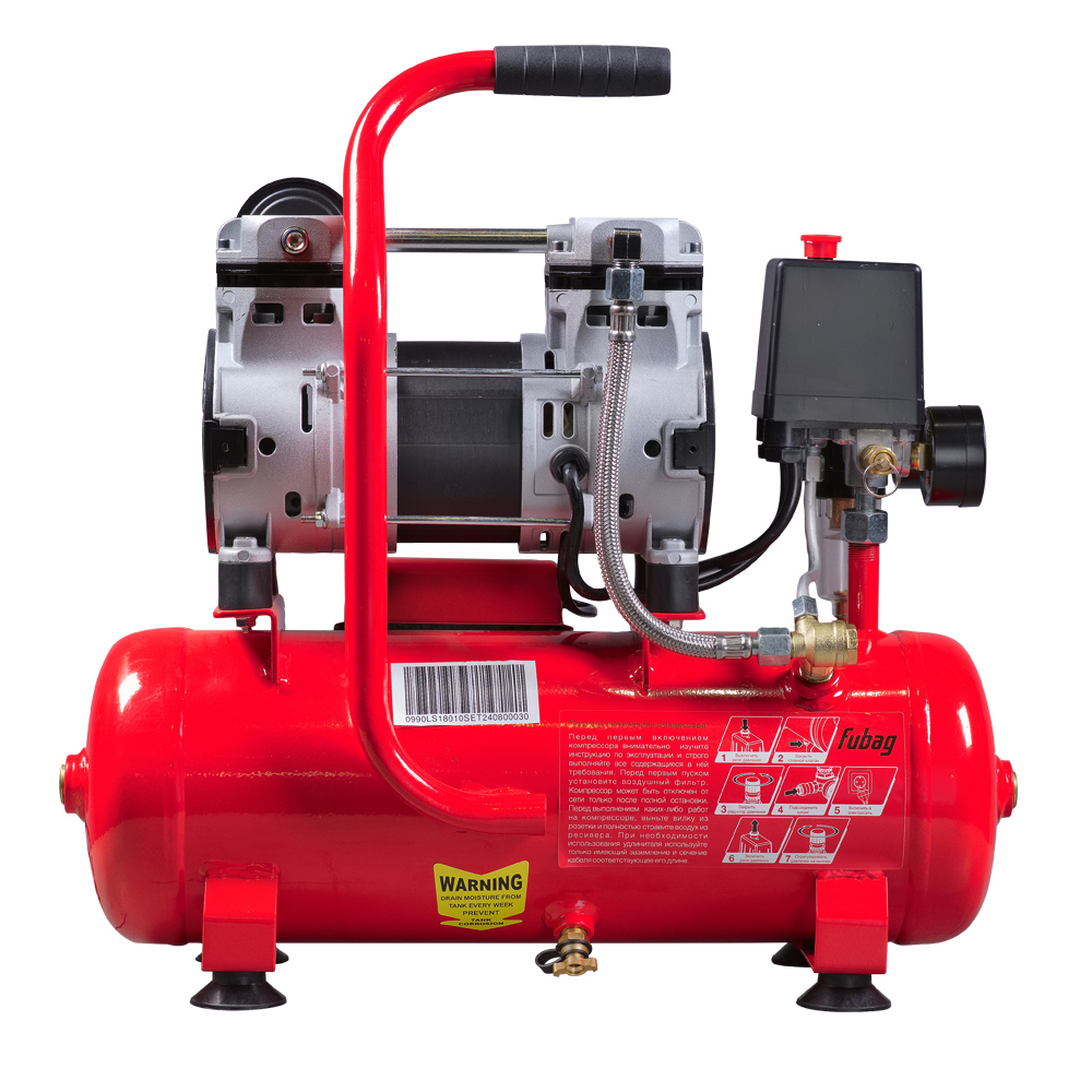 Поршневой компрессор Fubag OLS 180/10 CM1.2 SET 4.0