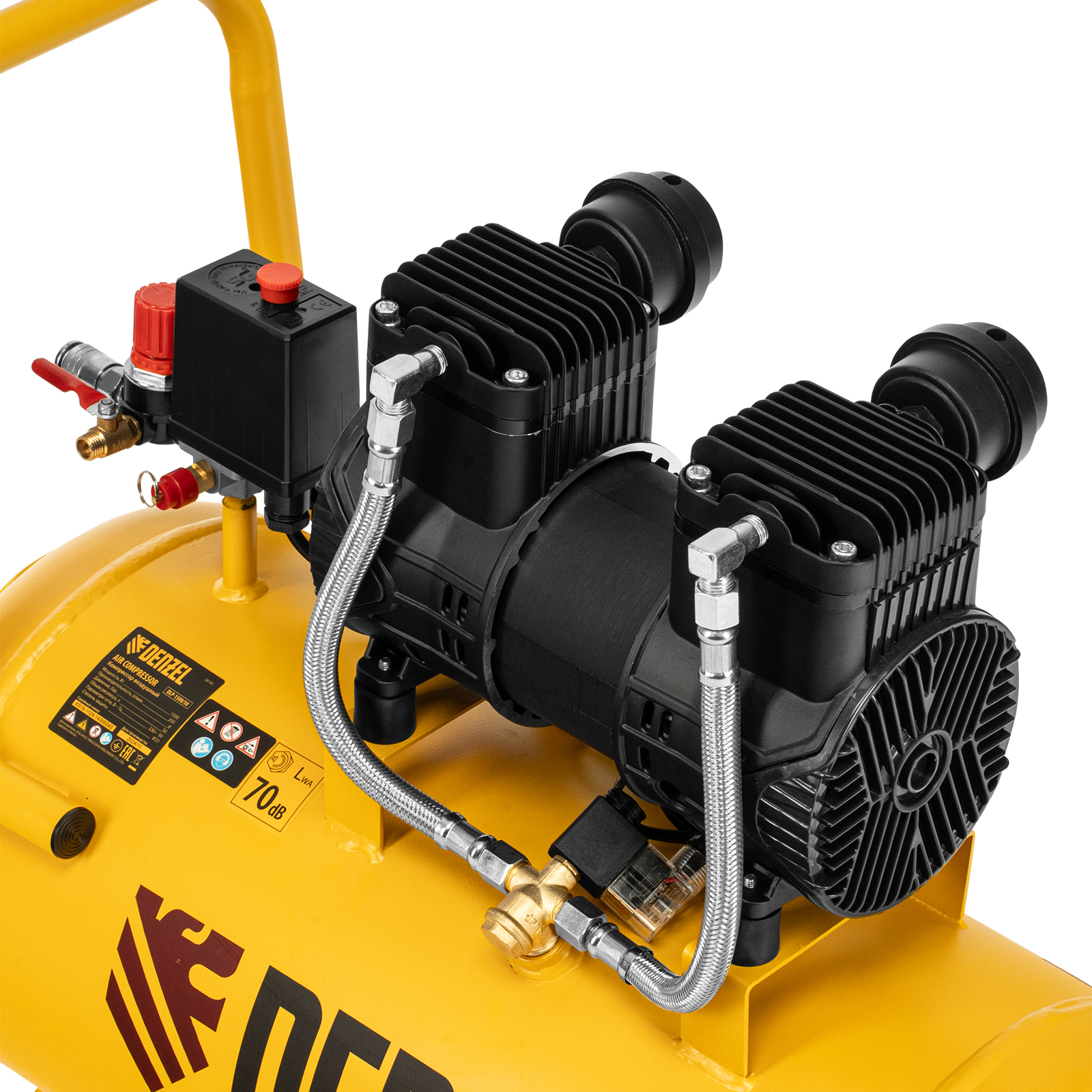 Поршневой компрессор DENZEL DLP-1500/50