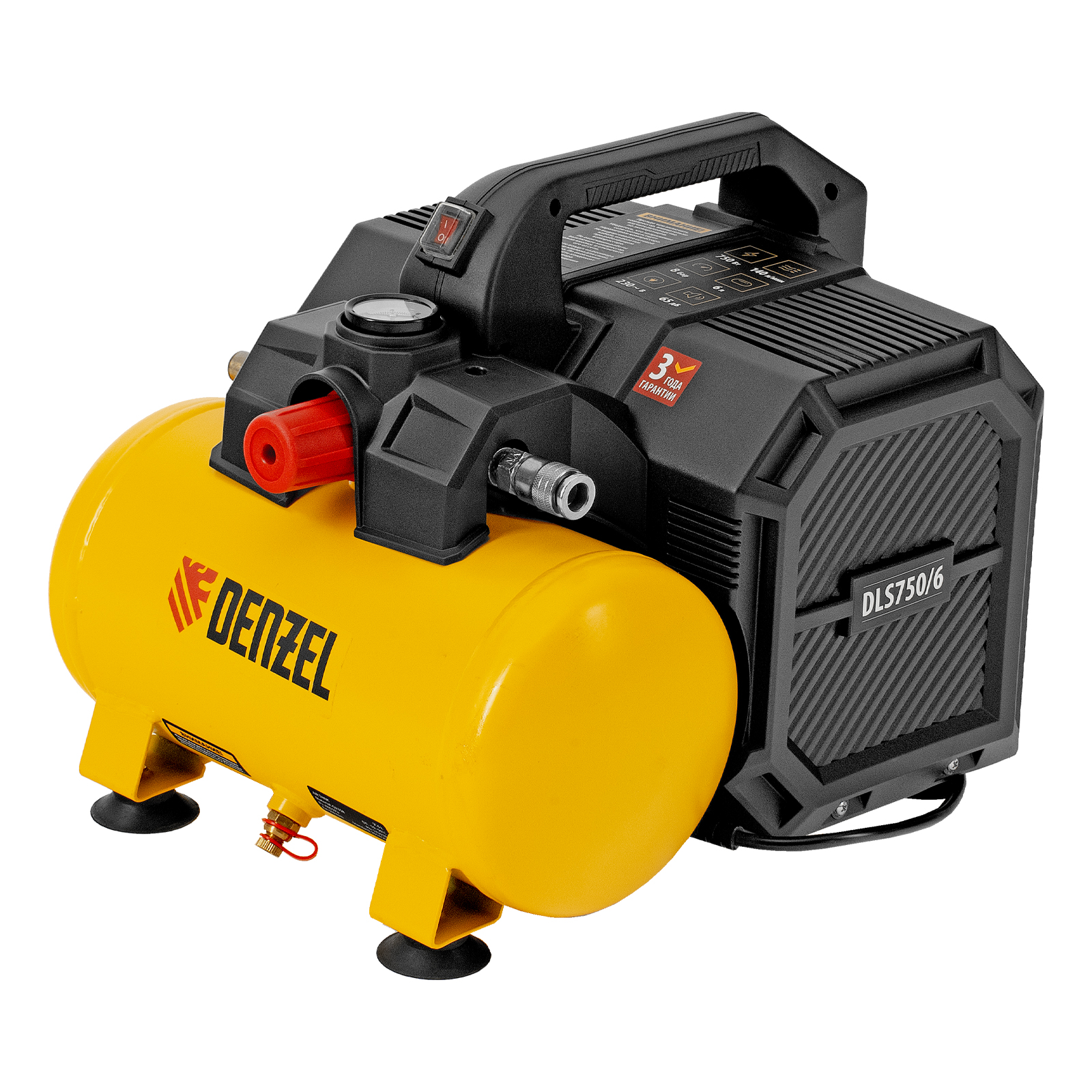 Поршневой компрессор DENZEL DLS750/6