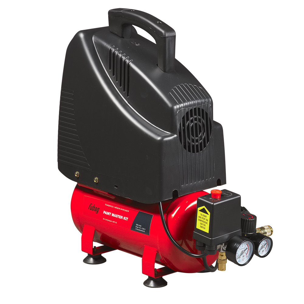 Поршневой компрессор Fubag Paint Master Kit + 3 предмета