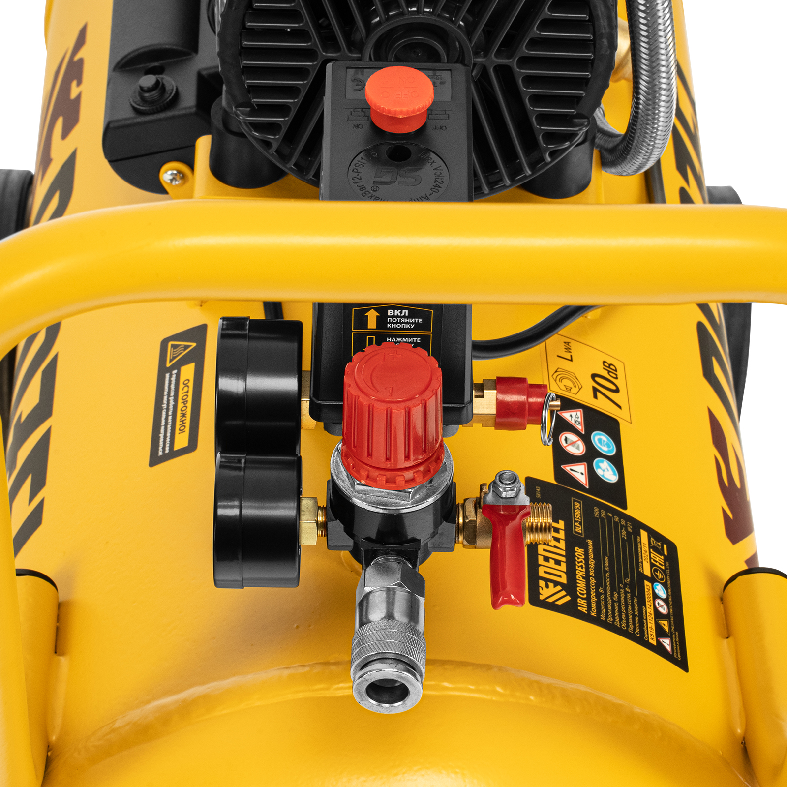 Поршневой компрессор DENZEL DLP-1500/50